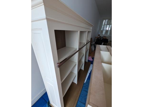 Large white bookcase / storage unit