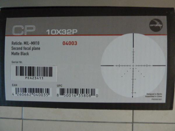 Optisan CP  10 X 32 P HFT kijkertje