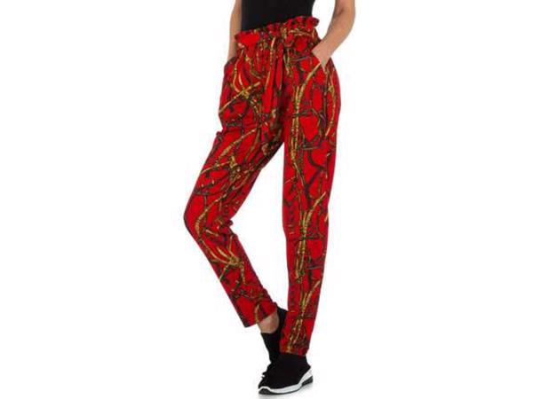 Fashion Design broek rood S/M