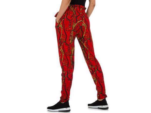 Fashion Design broek rood S/M