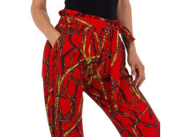 Fashion Design broek rood S/M