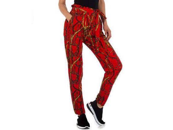 Fashion Design broek rood S/M