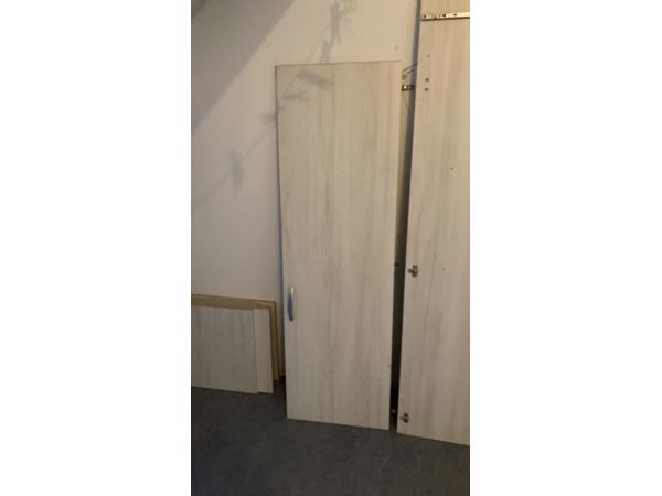 Kast, B40,H200,D48cm 4 planken 2 lades