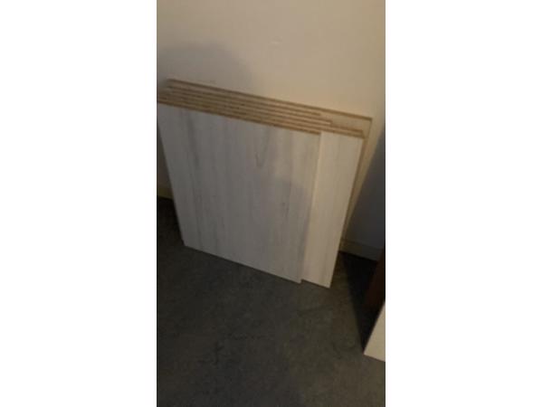 Kast, B40,H200,D48cm 4 planken 2 lades