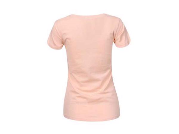 T-shirt strak getailleerd cutest pie abrikoos XL