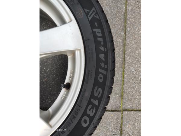 Te koop 4 winterbanden(nieuw)195/50R15 op alu velg steek 108