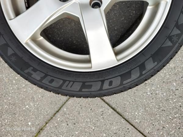 Te koop 4 winterbanden(nieuw)195/50R15 op alu velg steek 108