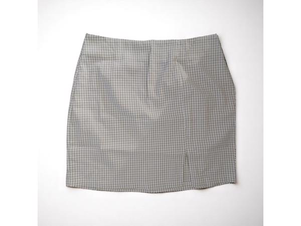 2 delige zomer set rok + top geruit groen L