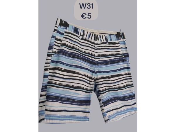 Ature korte broek blauw W31