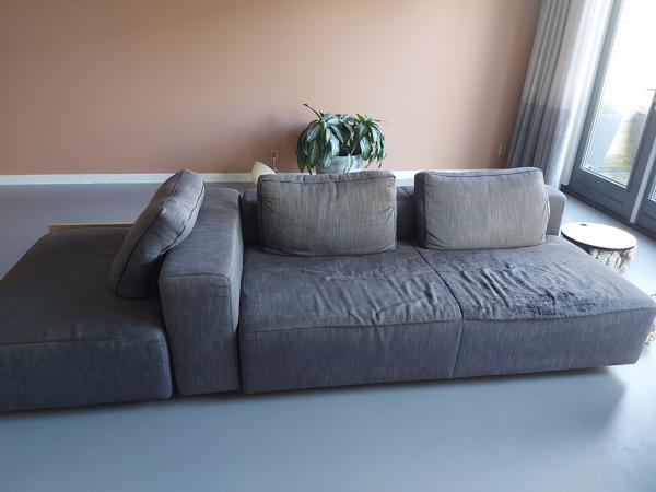 Antraciet bank 3 tot 5 zits