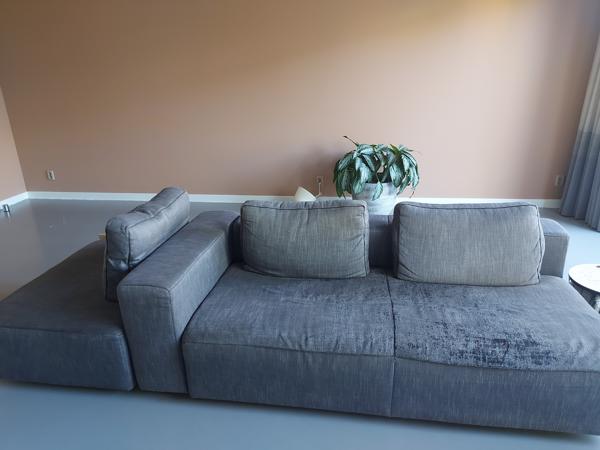 Antraciet bank 3 tot 5 zits