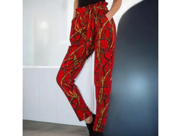 Fashion Design broek rood S/M