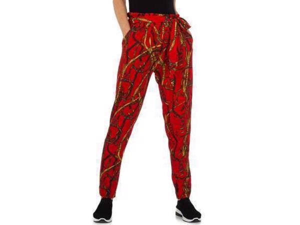 Fashion Design broek rood S/M