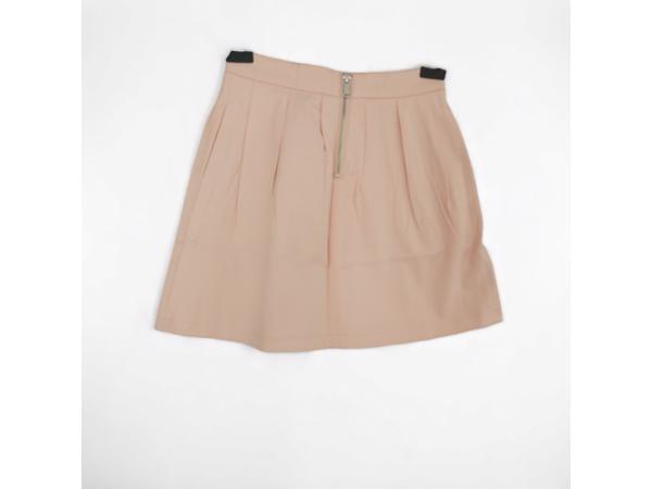 Meisjes plooi rok lichtroze 158