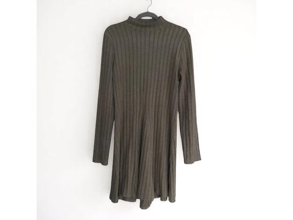 Khaki groene stretchy jurk 2XL/44