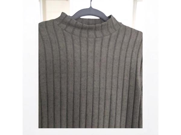 Khaki groene stretchy jurk 2XL/44