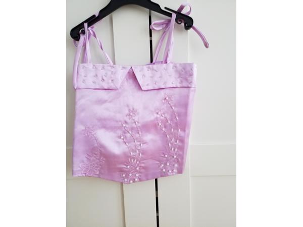 2 Delig Bruidsmeisje jurk met hoepel -- Maat