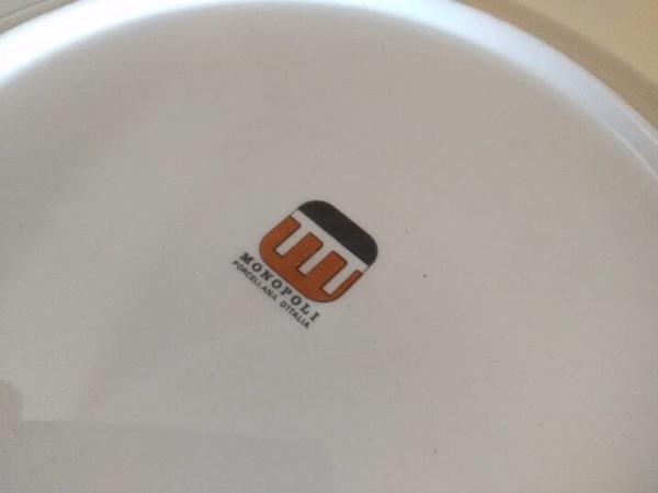 2 Monopoli Porcellana D'Italia borden 22 cm en 28 cm