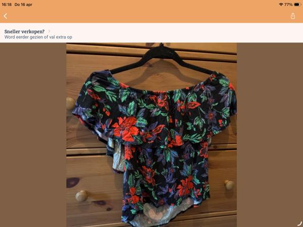 primark een mooie top maat xs