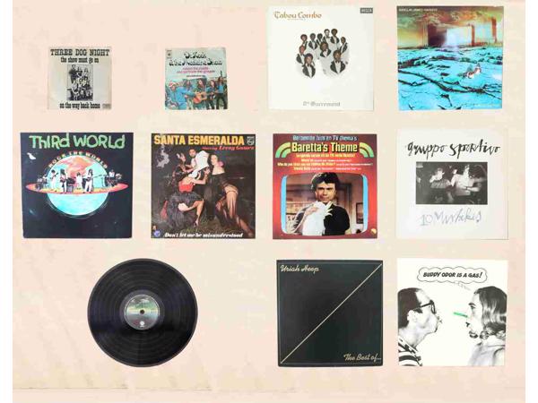 9 Lp s en 2 singles van DR. Hook, Third World tot Uriah Heep