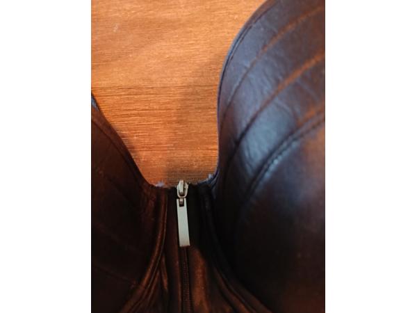 Prachtige zwarte Sapph  bh met rits 85e
