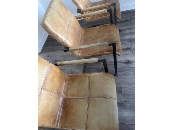 Leren Stoelen voor eetkamer