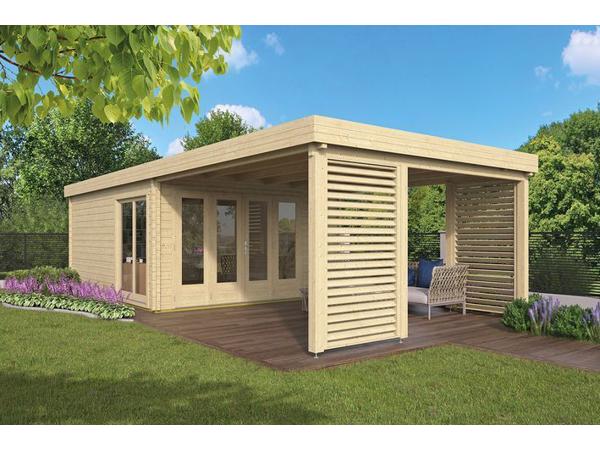 Blokhut - Tuinhuis Casper | 58 mm | vuren onbehandeld