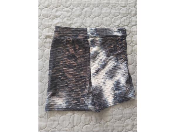 Fashion sport broek print zwart S/M 36/38