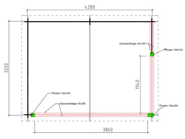 NIEUW Modern Blokhut G4434