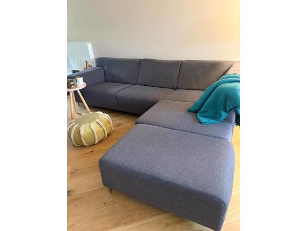 Lounge / chill bank antraciet grijs