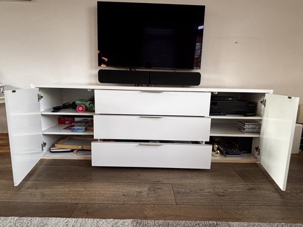 Wit hoogglans dressoir / tv meubel