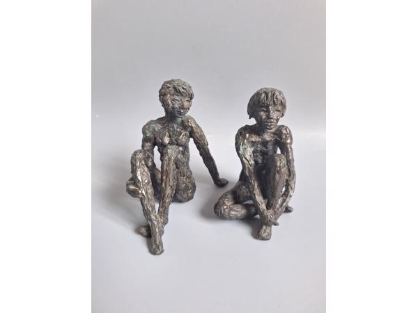 2 mooie sculpturen van Astrid Veldhuyzen-Koppen