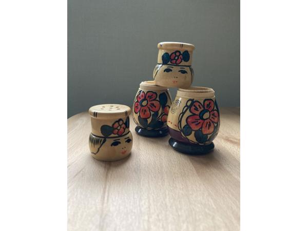 Poppetjes Matroesjkas + Peper en Zout stel
