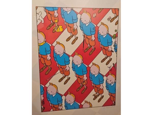 Kuifje zeefdruk - By Exem 1997