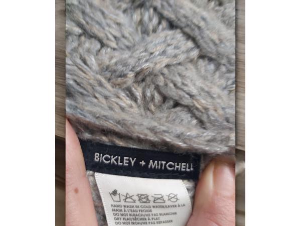 Bickley & Mitchell luxe kabel sjaal grijs