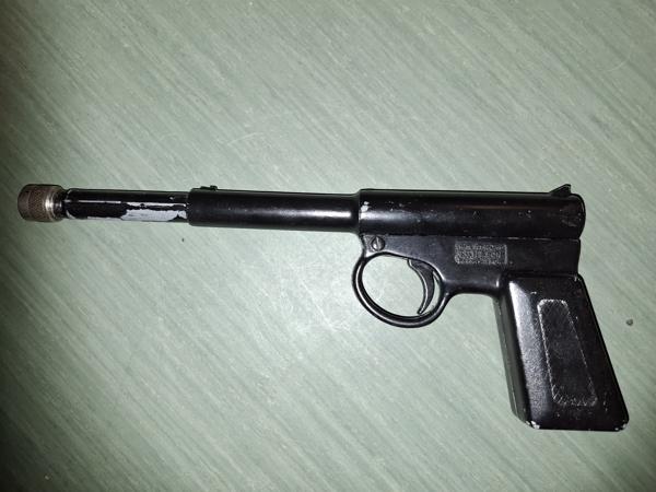 The gat  pluimpjes pistool