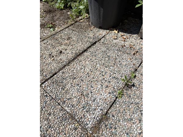 Gratis opvulzand en tegels