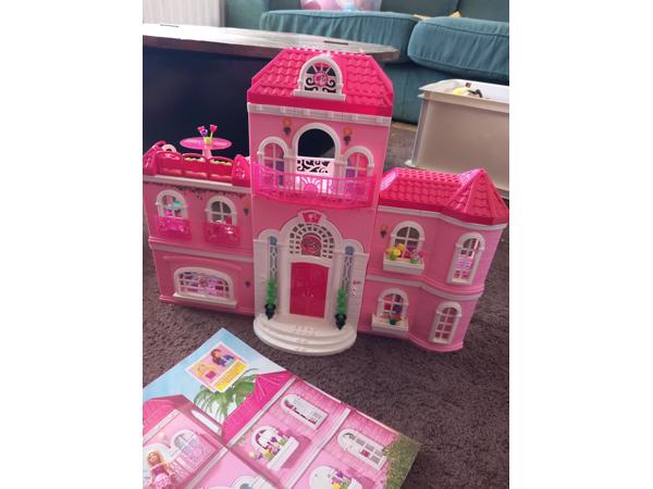 Bloks barbie huis, incompleet