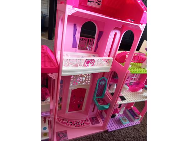 Bloks barbie huis, incompleet