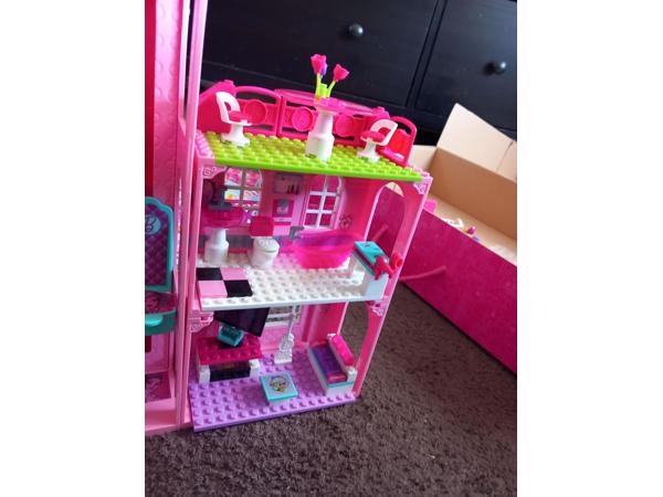 Bloks barbie huis, incompleet