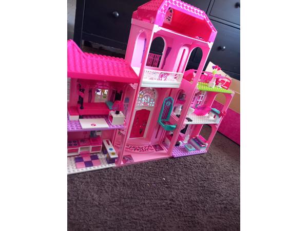 Bloks barbie huis, incompleet