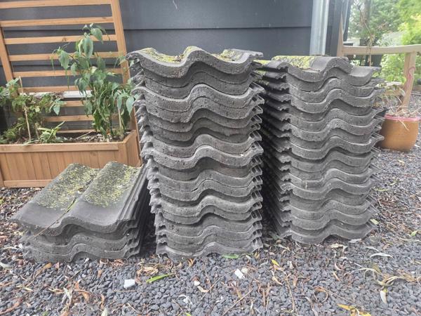 230 dakpannen (beton) af te halen