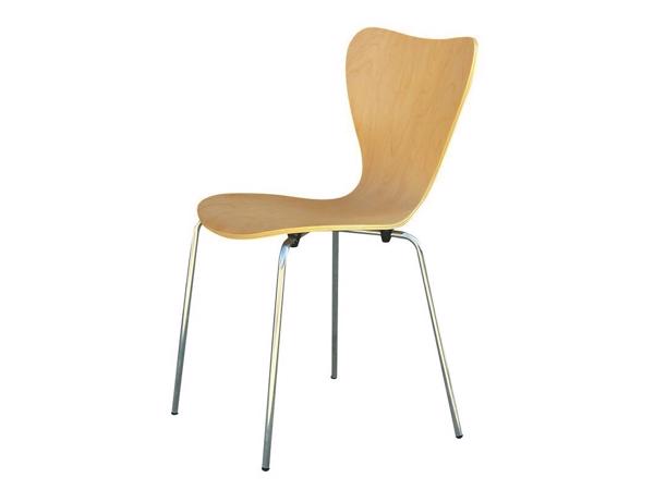 Designstoel Series 7 stapelbaar hout