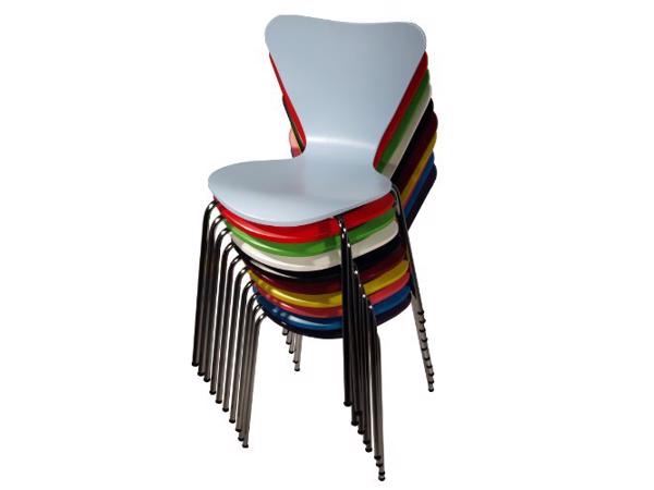 Designstoel Series 7 stapelbaar hout