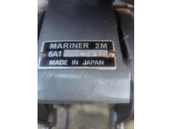 mariner {yamaha} 2 pk tweetakt kortstaart met inwendigetank