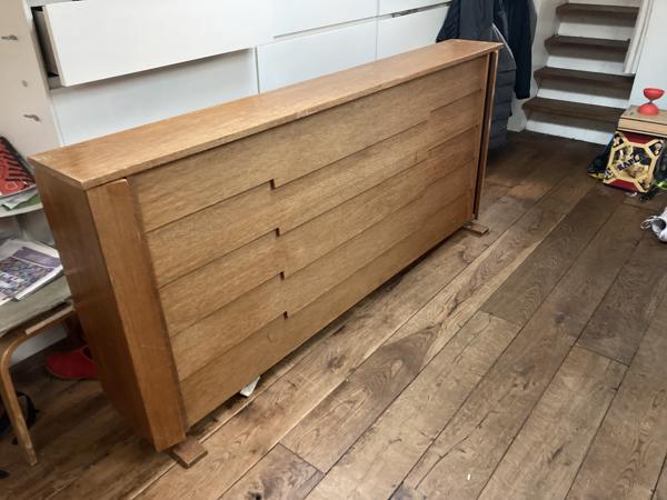 Opklapbed - hout  murphy bed
