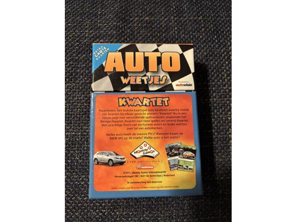 Auto weetjes kwartet (6 plus )