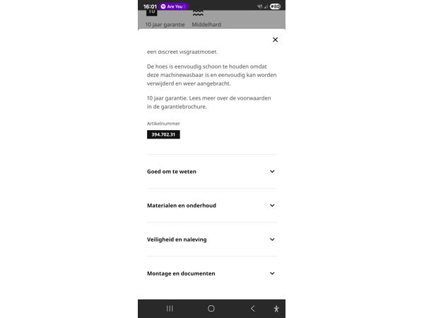 IKEA Slaap fauteuil NIEUW