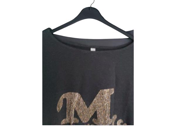 Sweat jurk motorcycle strass steentjes grijs XL/XXL