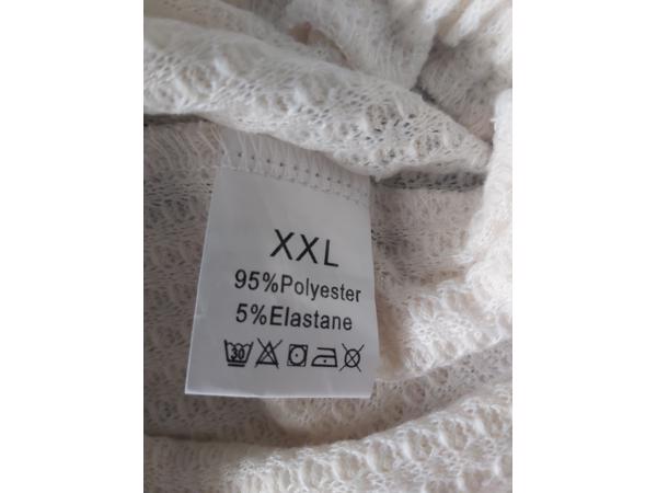 2 delige dames set creme XXL